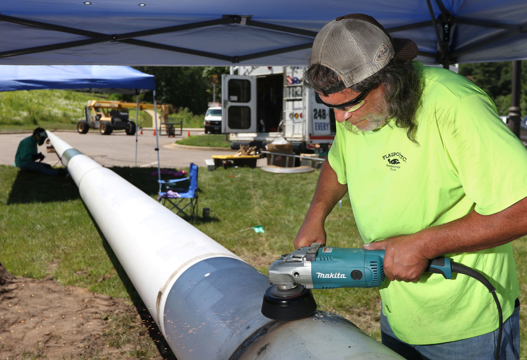 Flagpole Install